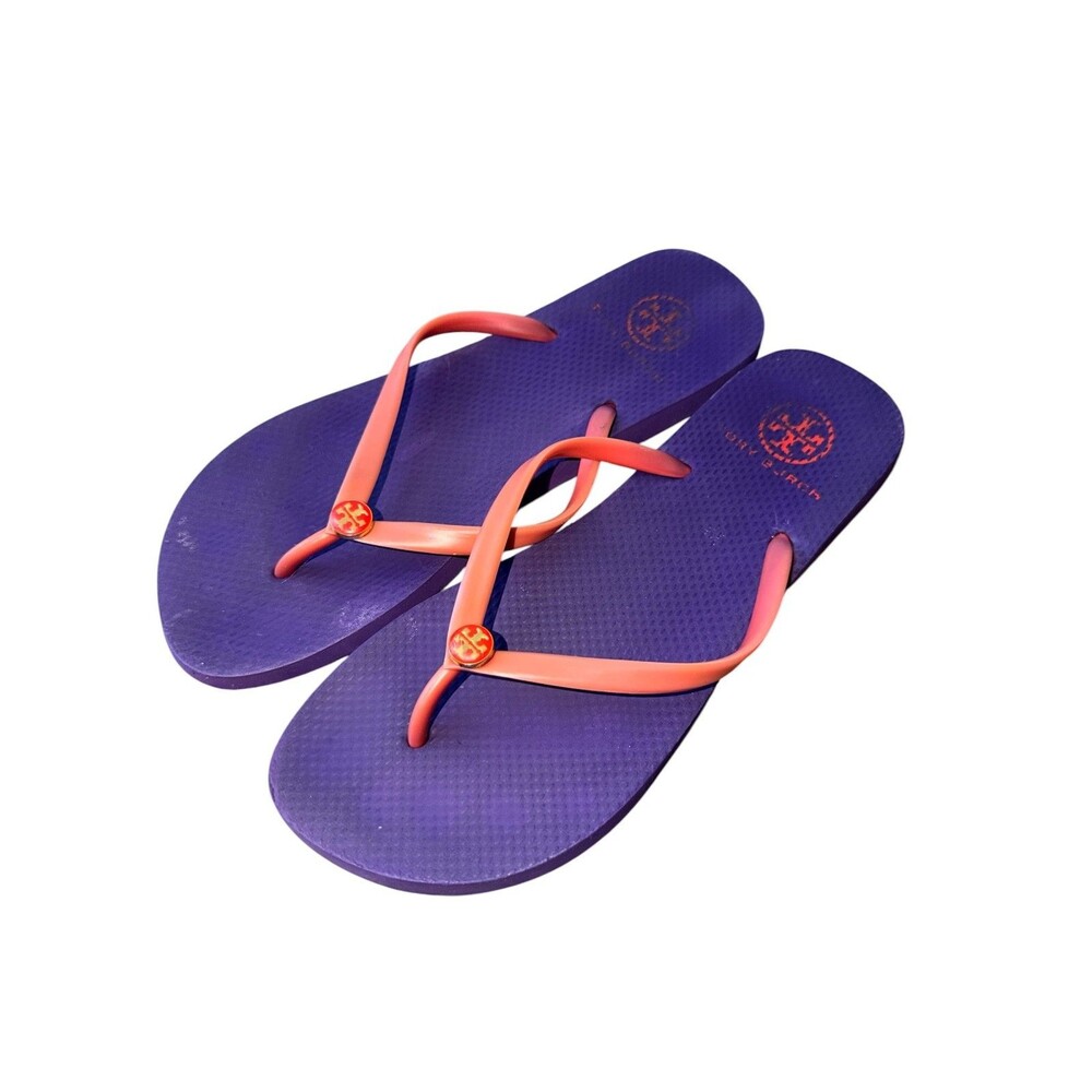 Tory Burch Women's Purple Thong Flip Flop Sandals - Approx. 10" Insole - Size 9 - Picture 7 of 7